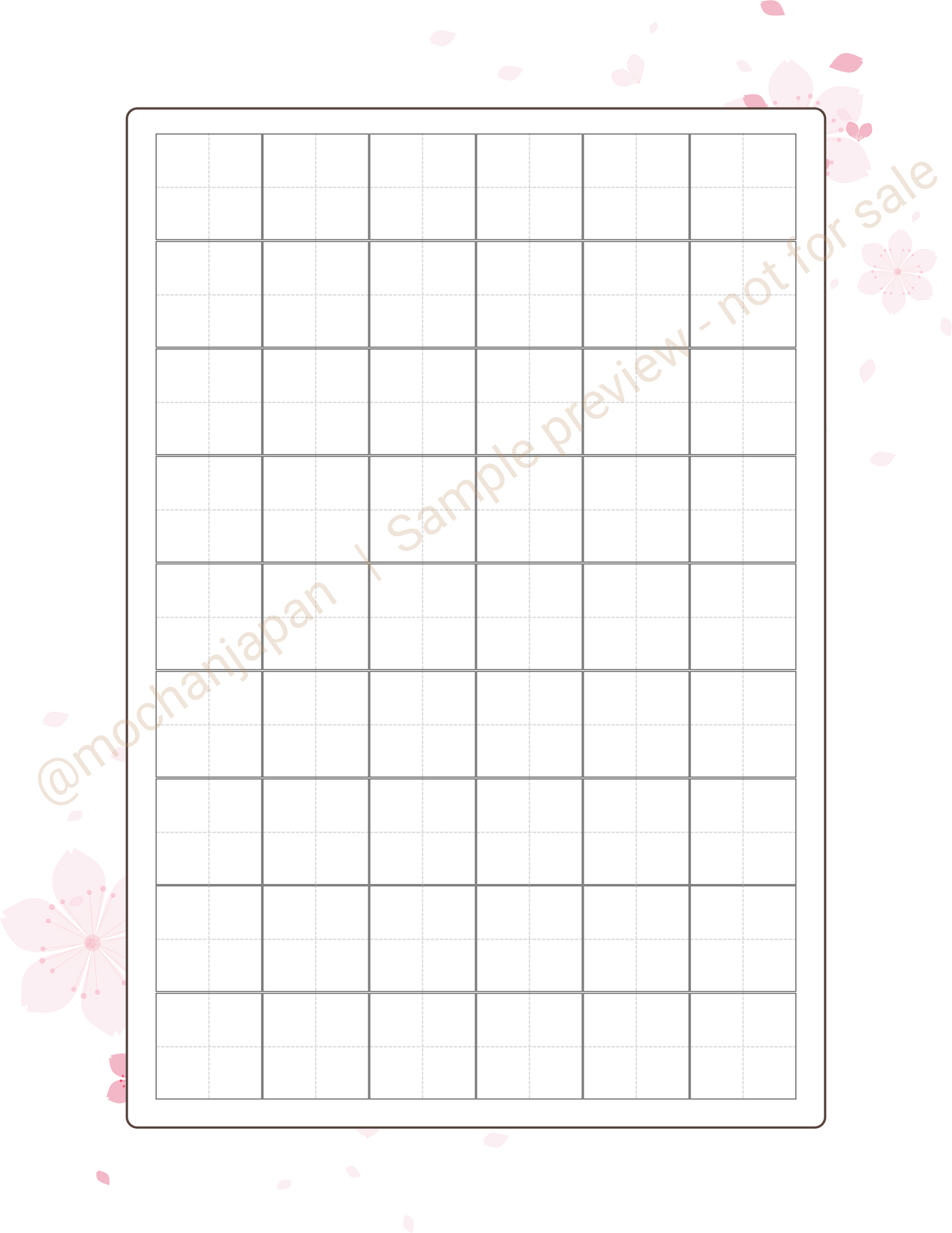 Hiragana Worksheets & Chart Bundle – Sakura Edition | Learn Japanese Writing Practice